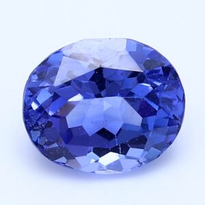 1.466ct Oval blue VIOLET Vivid AAA Natural Certified Tanzanite