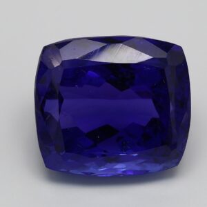 21.992ct Cushion Violet BLUE Vivid+ AAA+ Natural Certified Tanzanite