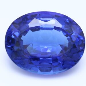 6.020ct Oval violet BLUE Vivid AAA+ Natural Certified Tanzanite