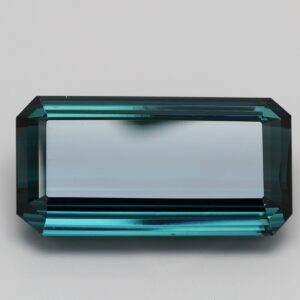 26.24ct Emerald Greenish Blue Medium Dark Natural Certified Tourmaline