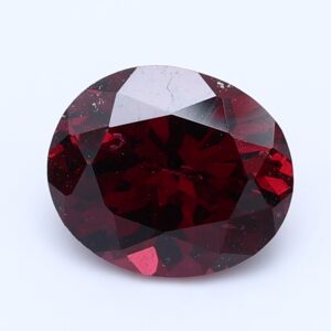 2.211ct Oval Mixed Dark Purplish Red Natural Certified Rhodalite