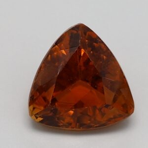 1.723ct Trilliant Vivid Yellowish Orange Natural Certified Tourmaline