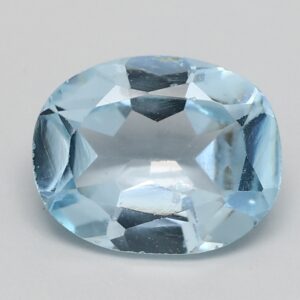 2.756ct Oval Medium toned blue Natural Certified Topaz
