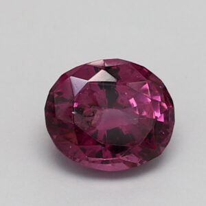 1.183ct Oval Medium dark toned reddish violet Natural Certified Gemstone