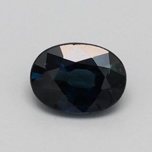 0.563ct Oval Dark toned blue Natural Certified Sapphire
