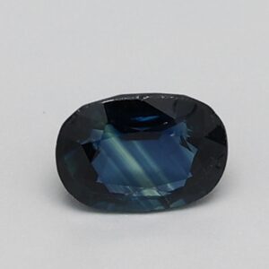 0.667ct Cushion Dark toned blue Natural Certified Sapphire