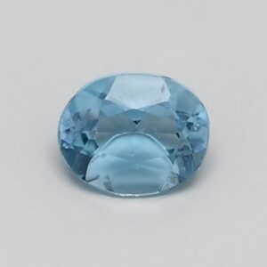 0.397ct Oval Medium dark toned blue Natural Certified Topaz